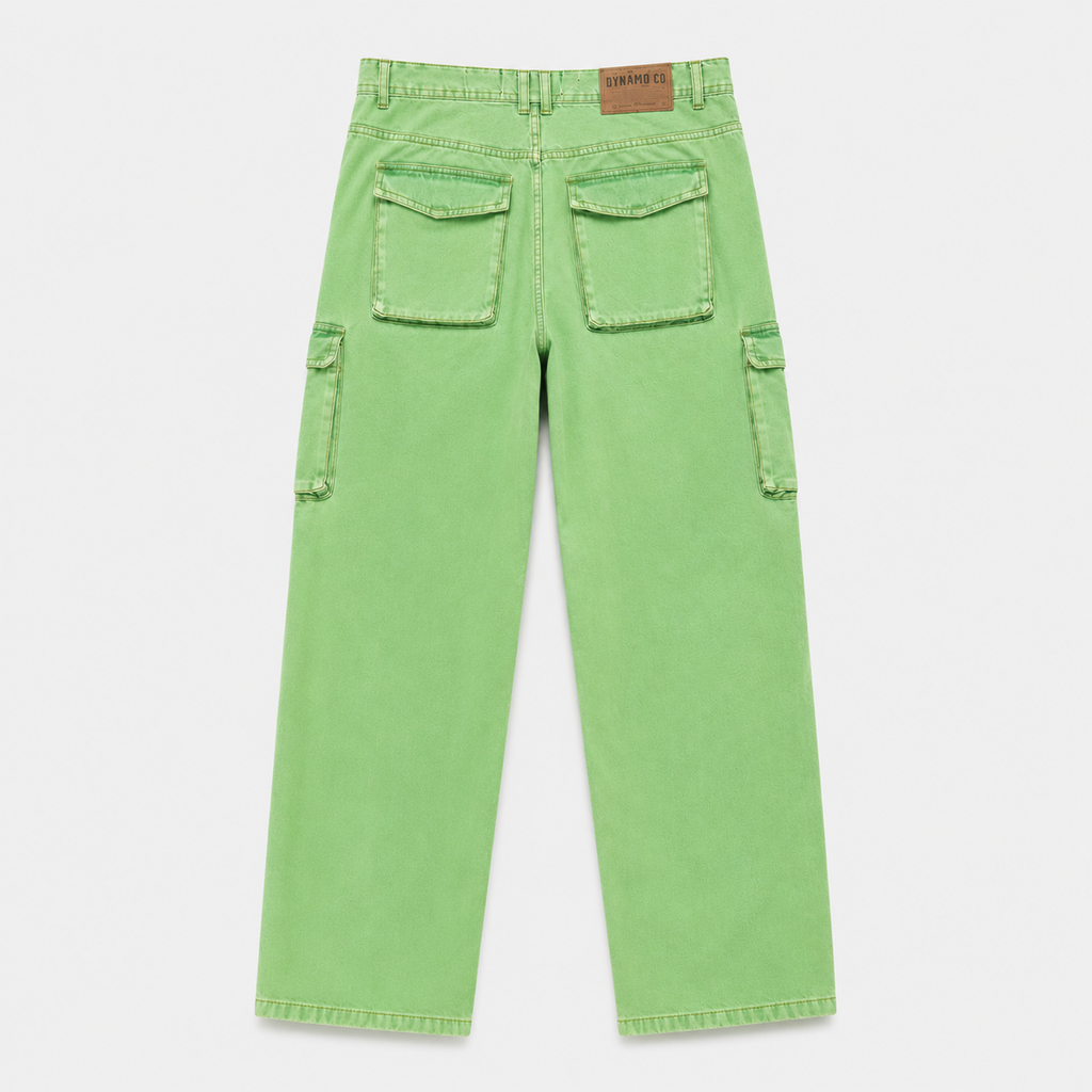 JEANS CARGO DNM VERDE