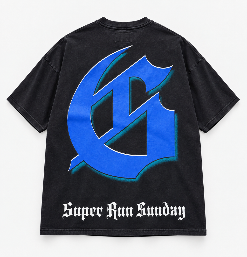 CAMISETA GODSPEED BLUE-BLACK