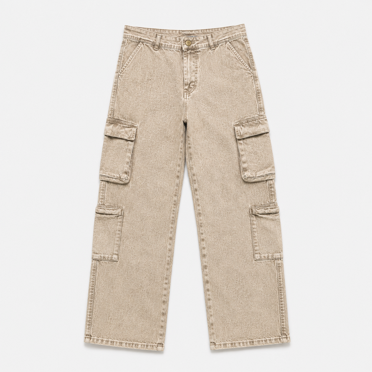 JEANS CARGO-4 BEIGE