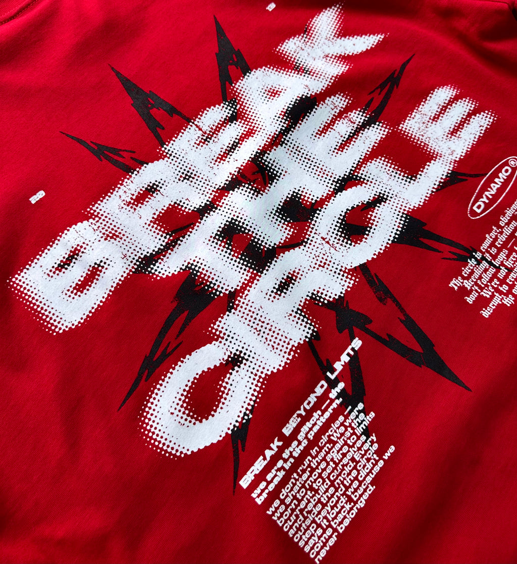 CAMISETA OVERSIZE RED CIRCLE