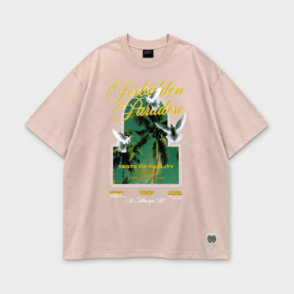 CAMISETA OVERSIZE CORAL