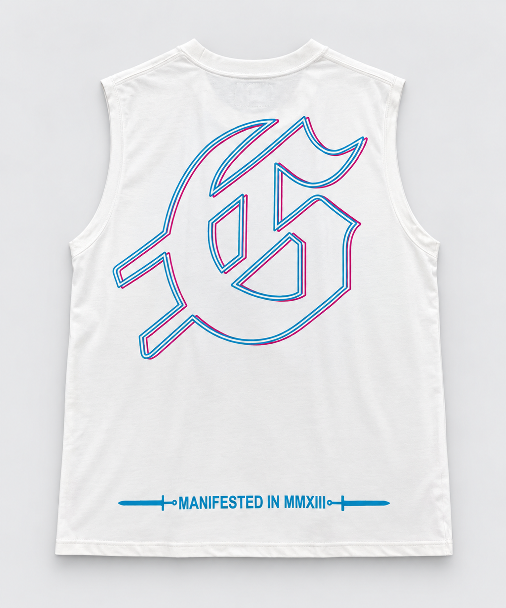 TANK-TOP GODSPEED MESH WHITE