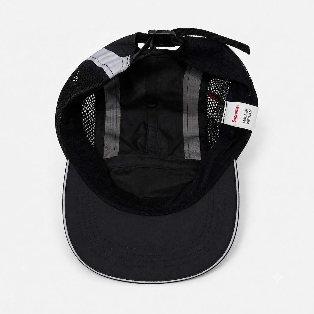 GORRA SUPREME REFLECTIVA NEGRO