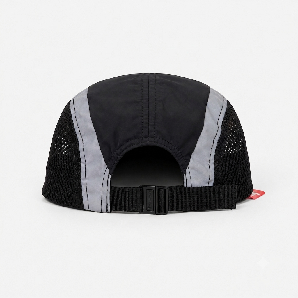 GORRA SUPREME REFLECTIVA NEGRO