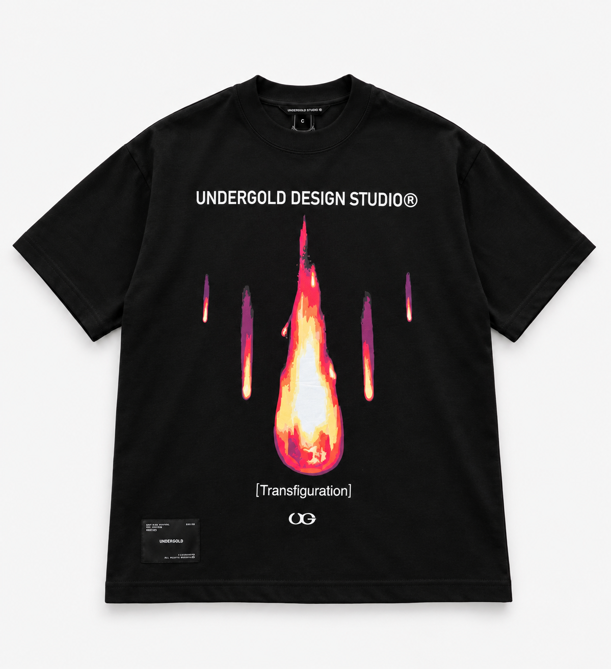 CAMISETA UG FIRE BLACK