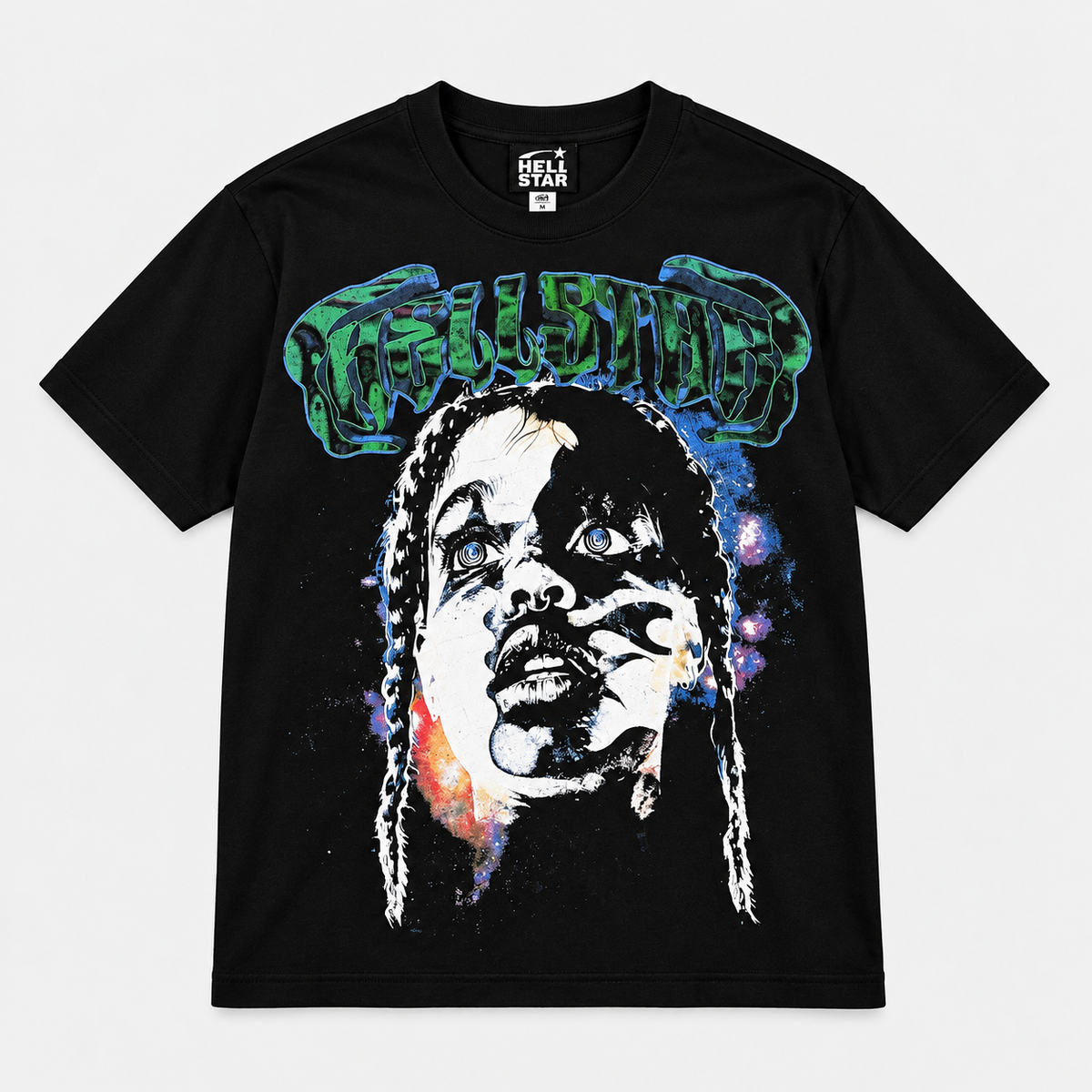 CAMISETA HELLSTAR BABY BLACK