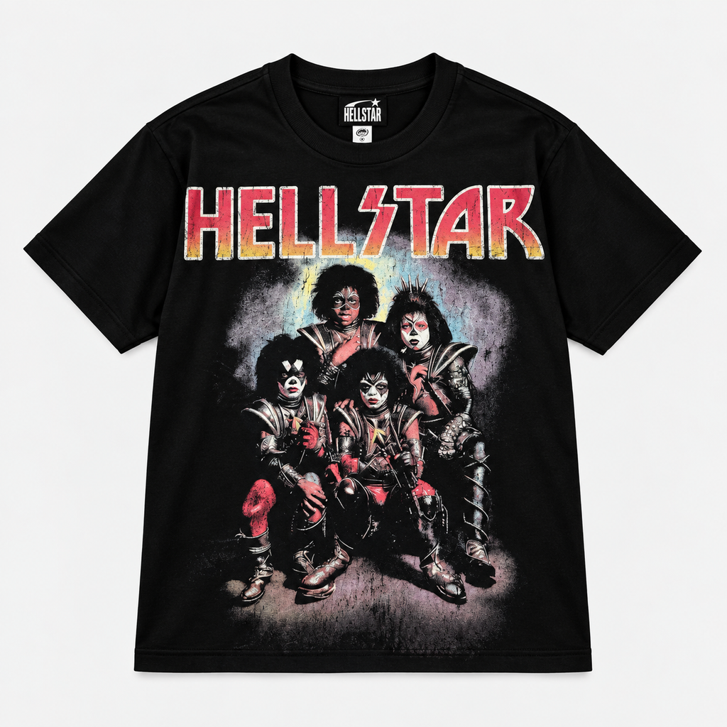 CAMISETA HELLSTAR KISS BLACK