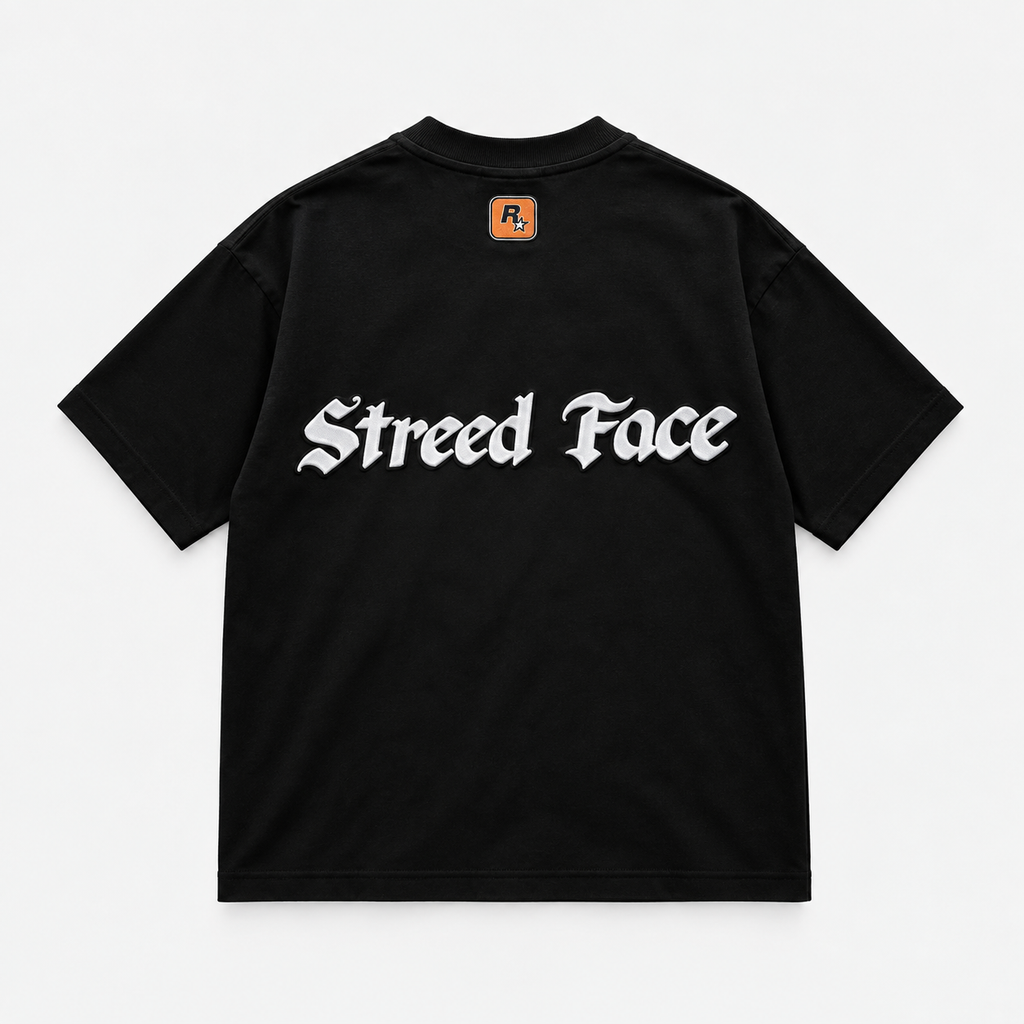 CAMISETA SF FLOWERS BLACK