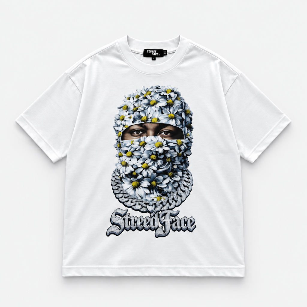 CAMISETA SF FLOWERS WHITE