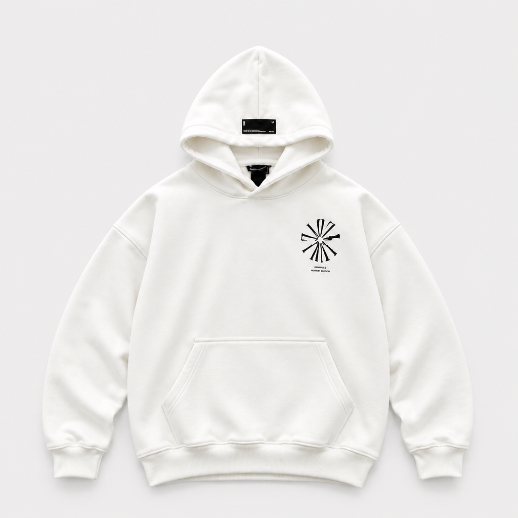 HOODIE UG PRAY LOVE CREAM