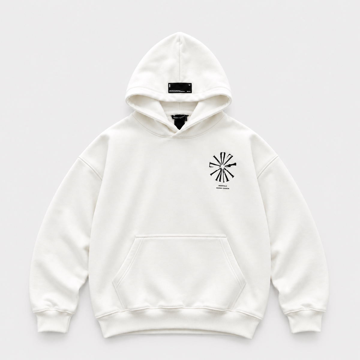 HOODIE UG PRAY LOVE CREAM