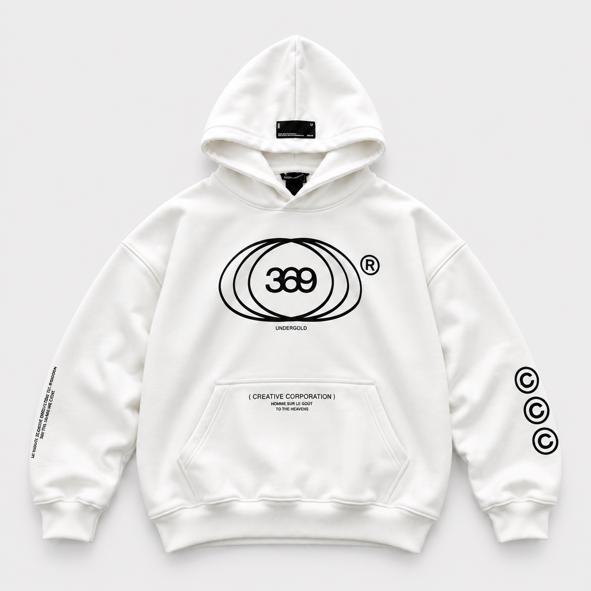 HOODIE UG 369 CREAM