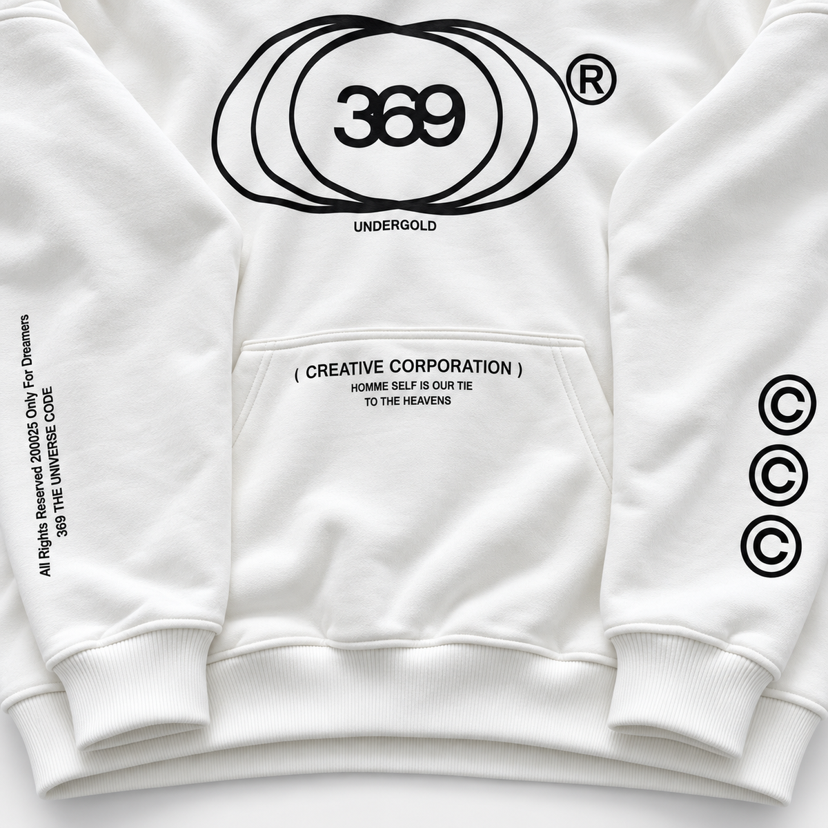 HOODIE UG 369 CREAM
