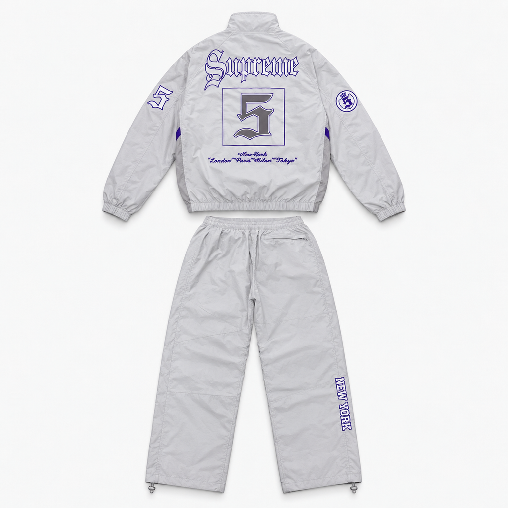 CONJUNTO SUPREME GRAY-PURPLE