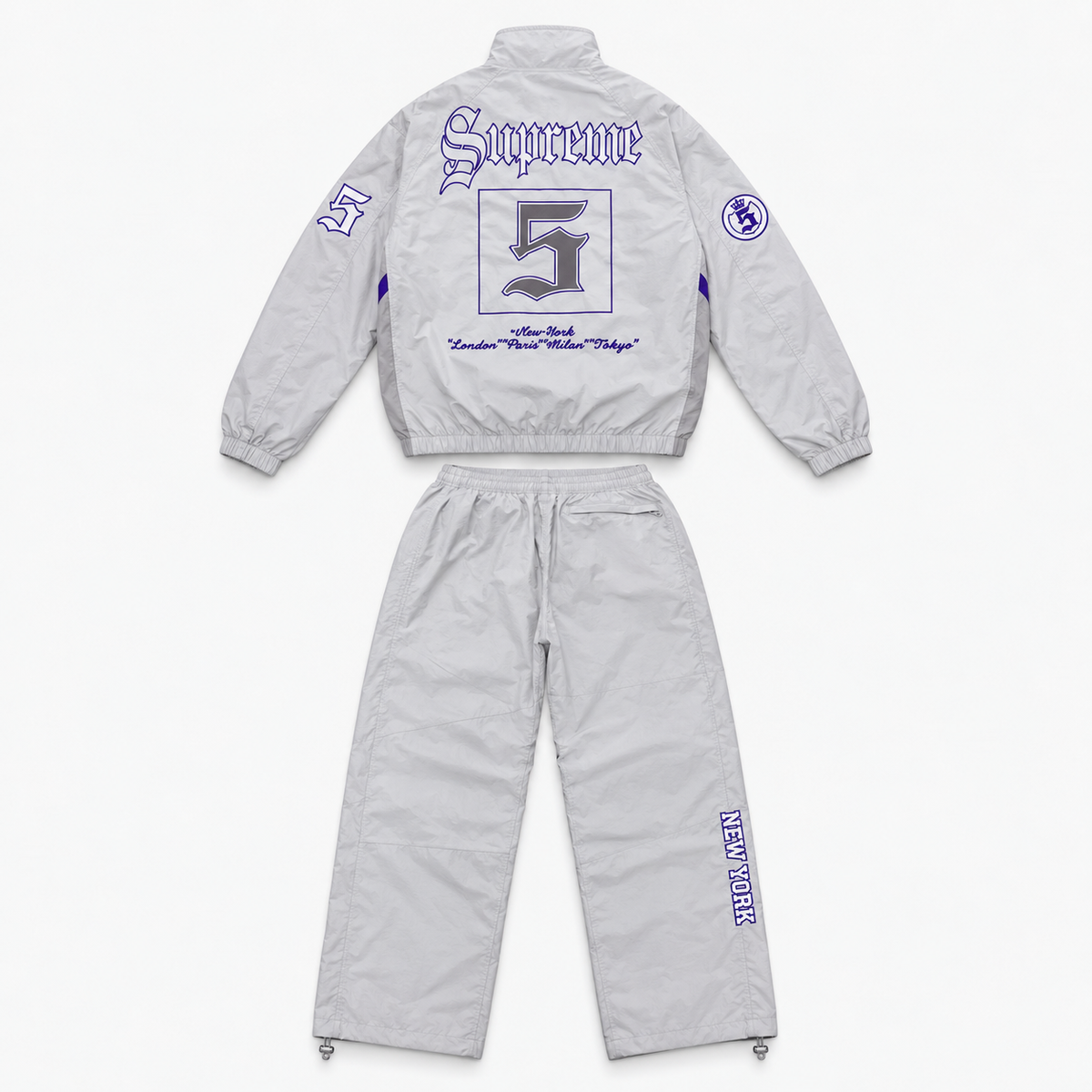 CONJUNTO SUPREME GRAY-PURPLE