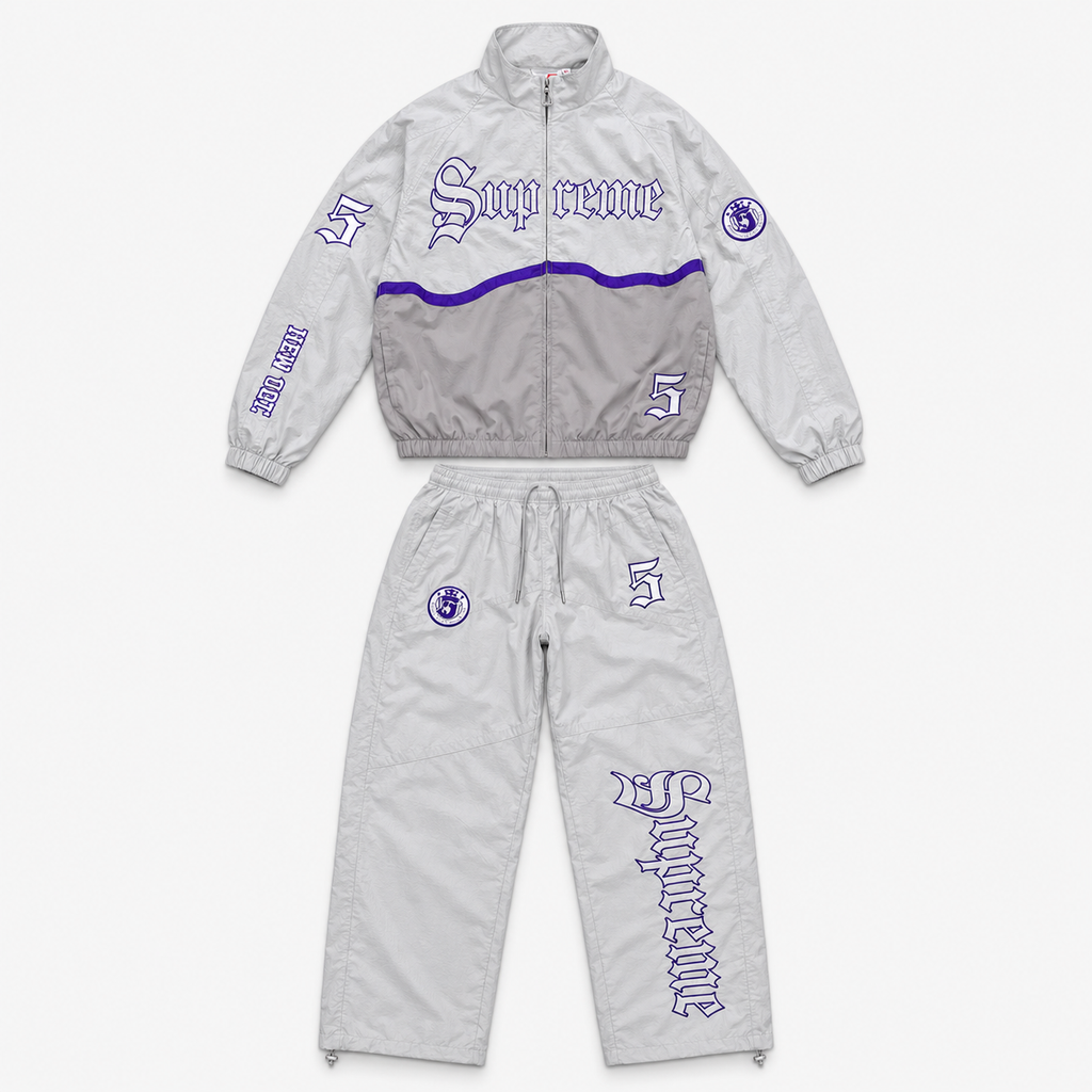 CONJUNTO SUPREME GRAY-PURPLE