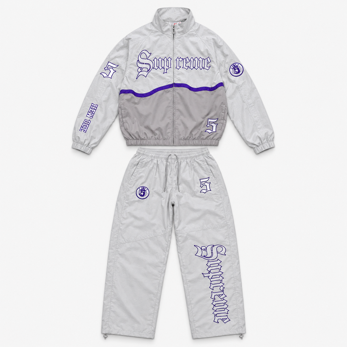 CONJUNTO SUPREME GRAY-PURPLE