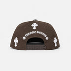 GORRA CHROME HEART MARRÓN