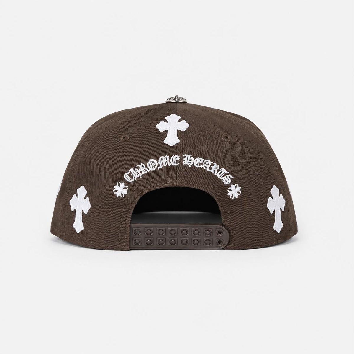GORRA CHROME HEART MARRÓN